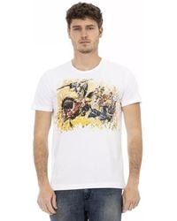 TRUSSARDI ACTION - White Cotton Men T - Lyst