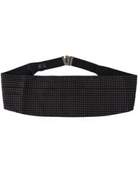 Dolce & Gabbana - Elegant Silk Polka Dot Cummerbund - Lyst