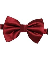 Dolce & Gabbana - Men Red 100% Silk Adjustable Neck Papillon Bow Tie - Lyst