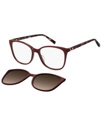 Tommy Hilfiger - Burgundy Acetate Glasses (frames) - Lyst