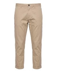 Trussardi - Beige Cotton Men Pants - Lyst