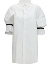 ALAINPAUL - White Cotton Shortsleeve Shirt - Lyst