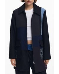 Desigual - Black Polyester 's Jacket - Lyst