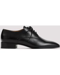The Row - Black Leather Kay Oxford Derbies - Lyst