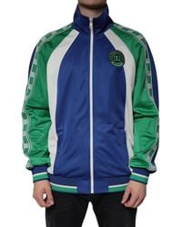 Dolce & Gabbana - Multicolor Polyester Full Zip Bomber Jacket - Lyst