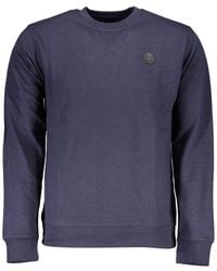 Gianmarco Venturi - Blue Cotton Men Sweatshirt - Lyst