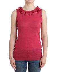 John Galliano - Wool Top Pink Sig11964 - Lyst