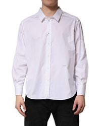 Dolce & Gabbana - Sartoria Cotton Collared Dress Shirt - Lyst