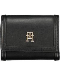 Tommy Hilfiger - Sleek Double-Spaced Wallet With Logo - Lyst