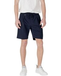 Antony Morato - Blue Polyester Bermuda Shorts - Lyst
