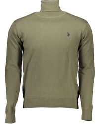 U.S. POLO ASSN. - Green Cotton Sweater - Lyst