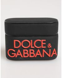 Dolce & Gabbana - Rubber Logo Embossed Accessory Airpods Case - Lyst