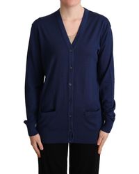 Dolce & Gabbana - Elegant Virgin Wool Cardigan - Lyst