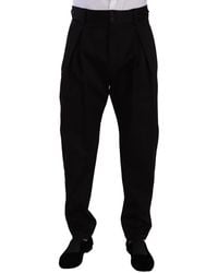 Dolce & Gabbana - Elegant Slim-Fit Cotton Trousers - Lyst