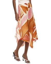 Desigual - Viscose Long Skirt - Lyst