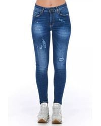 Frankie Morello - Blue Other Fibres Jeans - Lyst