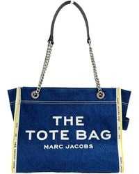 Marc Jacobs - Denim Chain Medium The Tote Bag - Lyst