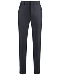 Prada - Wool Blend Tailored Trousers For - Lyst