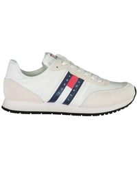 Tommy Hilfiger - Sleek Sneakers With Contrasting Details - Lyst