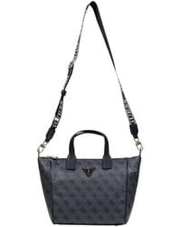 Guess - Gray Polyethylene Handbag - Lyst
