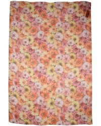 Dolce & Gabbana - Multicolor Floral Silk Shawl Stole Scarf - Lyst
