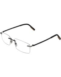 ZEGNA - Gray Metal Glasses (frames) - Lyst