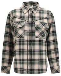 P.A.R.O.S.H. - Bicolor Cotton Pattern Shirt - Lyst