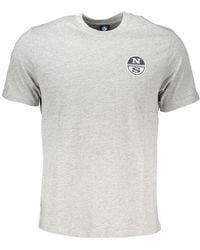 North Sails - Grigio Cotton Men's T - Lyst