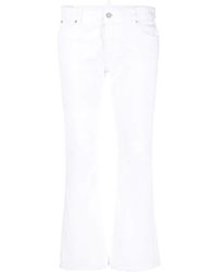 DSquared² - Bootcut Cropped Trousers - Lyst