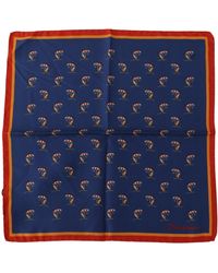 Dolce & Gabbana - Printed Square Handkerchief 100% Silk Scarf - Lyst