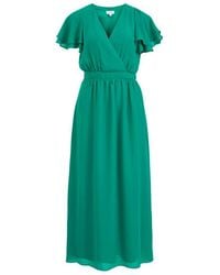 VILA CLOTHES - Polyester Casual Dress - Lyst