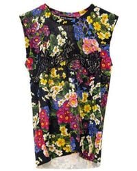 Dolce & Gabbana - Black Cashmere Tank Top - Lyst