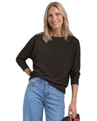 Street One - Brown Viscose Long Sleeve T - Lyst