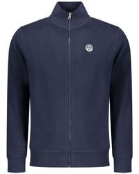 North Sails - Blue Cotton Men Sweatshirt - Lyst