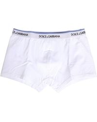 Dolce & Gabbana - Logo Waistband Regular Boxer Underwear Cotton Elastane Clothing - Lyst