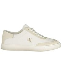 Calvin Klein - Bianco Polyester Woman Sneaker - Lyst
