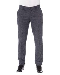 Trussardi - Black Cotton Men Pant - Lyst