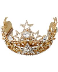 Dolce & Gabbana - Regal Crystal Diadem Tiara - Lyst