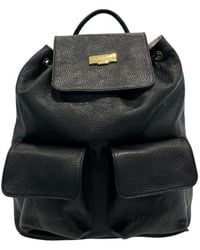 Baldinini - Black Leather Backpack - Lyst