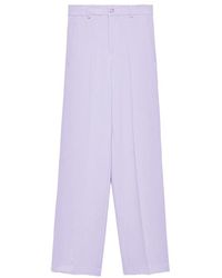 hinnominate - Purple Polyester Jeans & Pant - Lyst