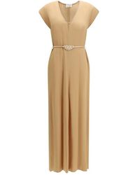 forte_forte - Orange Viscose Casual Dress - Lyst