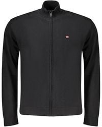 Napapijri - Black Cotton Men's Sweater - Lyst