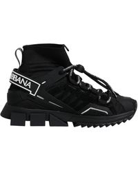 Dolce & Gabbana - Sorrento Socks Logo Sneakers Shoes - Lyst
