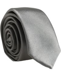 Dolce & Gabbana - Satin Silk Adjustable Tied Necktie Tie - Lyst