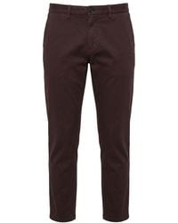Trussardi - Brown Cotton Men's Pants - Lyst