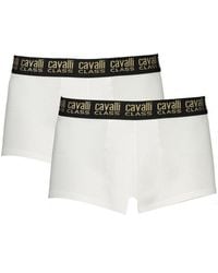Roberto Cavalli - White Cotton Men's Boxer Briefs - Lyst