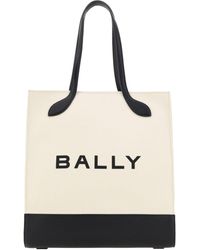 Bally - And Leather Tote Shoulder Bag - Lyst