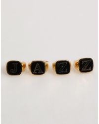 Dolce & Gabbana - Tone Brass Jazz Letter Set 4 Pieces Adjustable Ring - Lyst