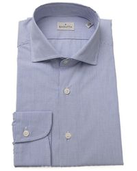 Bagutta - Blue Cotton Shirt - Lyst