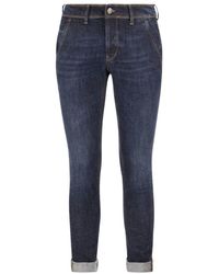 Dondup - Sleek Skinny Fit Dark Jeans - Lyst